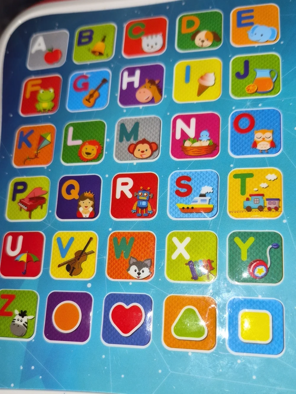 Fun Pad is an  educational tablet designed for toddlers age